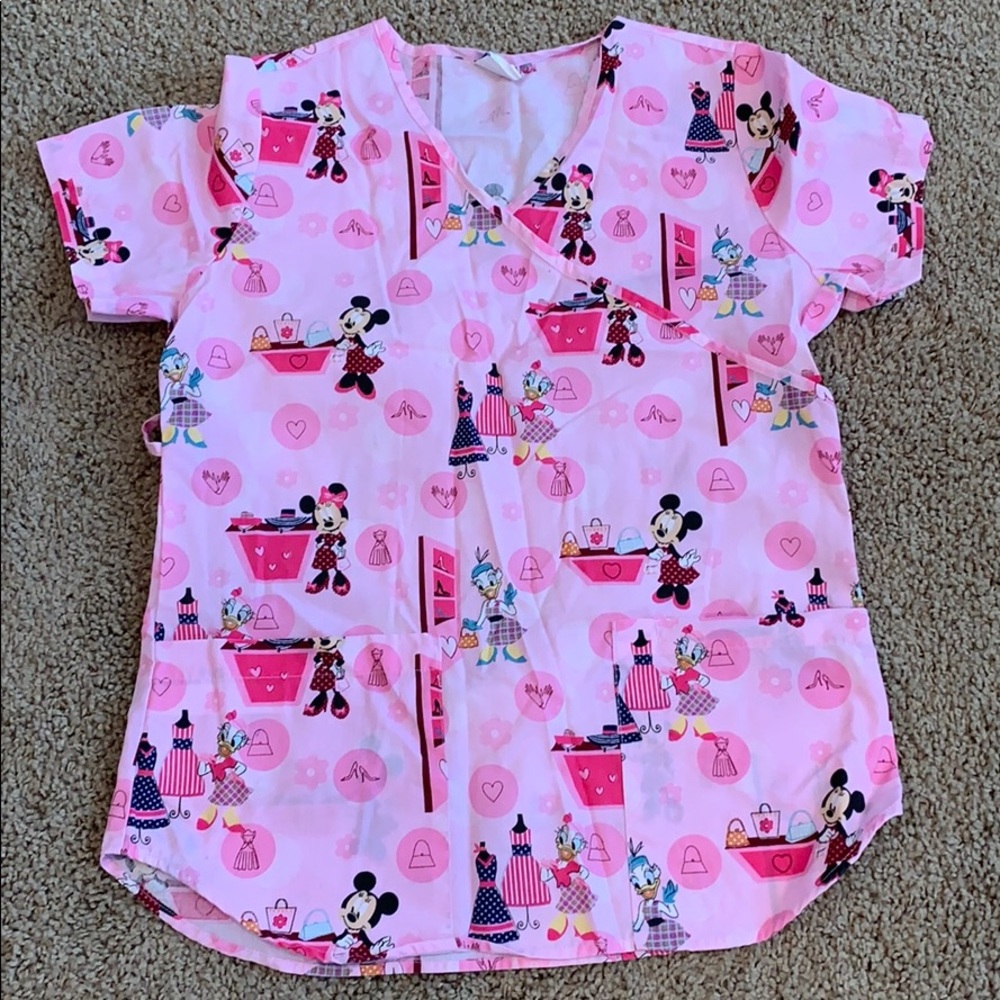 Disney Scrub Top